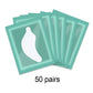 50 Pairs Eyelash Extension Patch Hydrogel Patches Gel Pad Makeup Lash Lift Tools Under Eye Patch Pads for Eyelash Extension