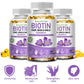 Balincer Biotin Supplement with Organic Coconut Oil - Supports Keratin for Healthier Hair & Skin, 10,000mcg, 30/60/120 Softgels
