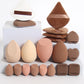 20 Pcs Pink Makeup Sponge and Makeup Puff Set Suitable for Face Cream and Powder Concealer Powder Makeup Machine