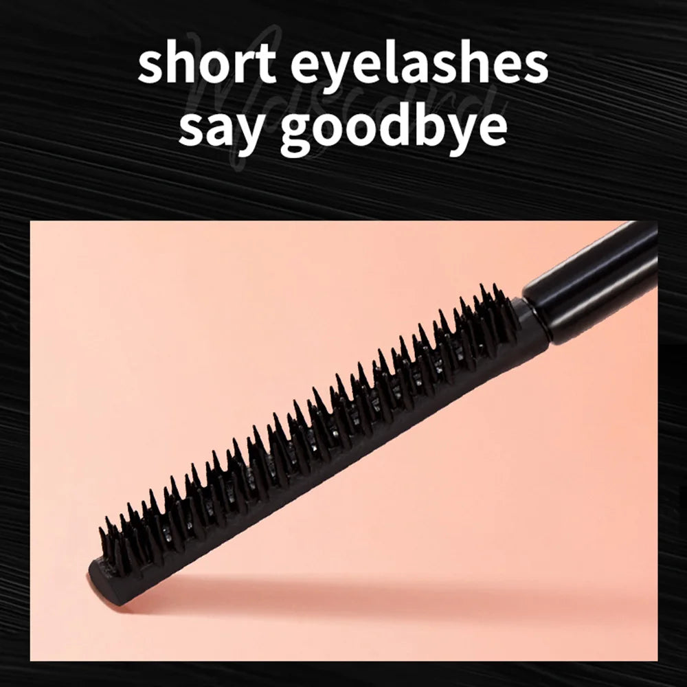 Naturally Curls Thick & Long Last Mascara with Silicone Brush Head Gecomo Mascara Specially Customized for Asian Lady