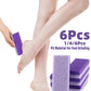 1/4/6Pcs Foot Pumice Stone Exfoliating File, Callus Dead Skin Remover,Heel Brush,Salon Foot Scrub Pad,Pedicure Exfoliating Tools