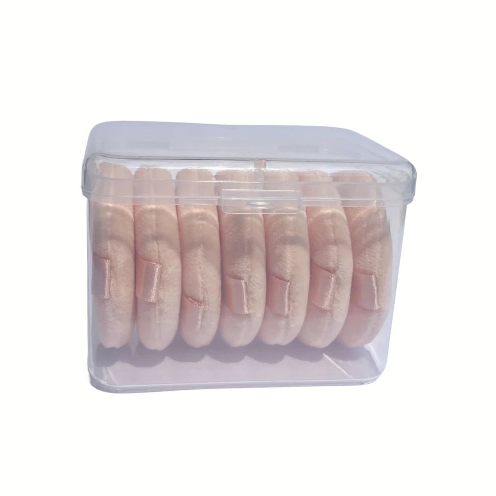 7Pcs Boxed Makeup Sponge Powder Puff Blender Soft Cushion Skin Color Cosmetic Sponge Professional Beauty Makeup Foundation Tools
