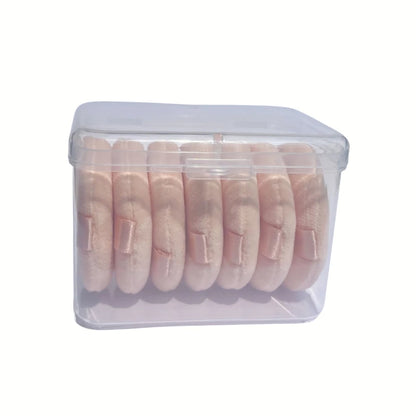 7Pcs Boxed Makeup Sponge Powder Puff Blender Soft Cushion Skin Color Cosmetic Sponge Professional Beauty Makeup Foundation Tools