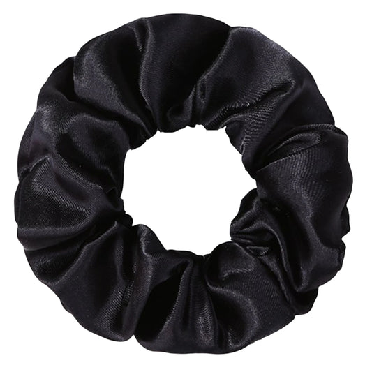 6-Piece Women's Pure Color Satin Large Scrunchie Daily Simple Atmospheric Set