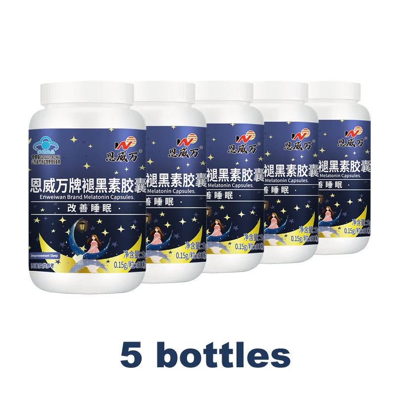 Promote Sleep, natural formula Dietary Supplement, Healthy deep sleep, permanent sleep, natural sleep,Melatonin & Vitamin B6
