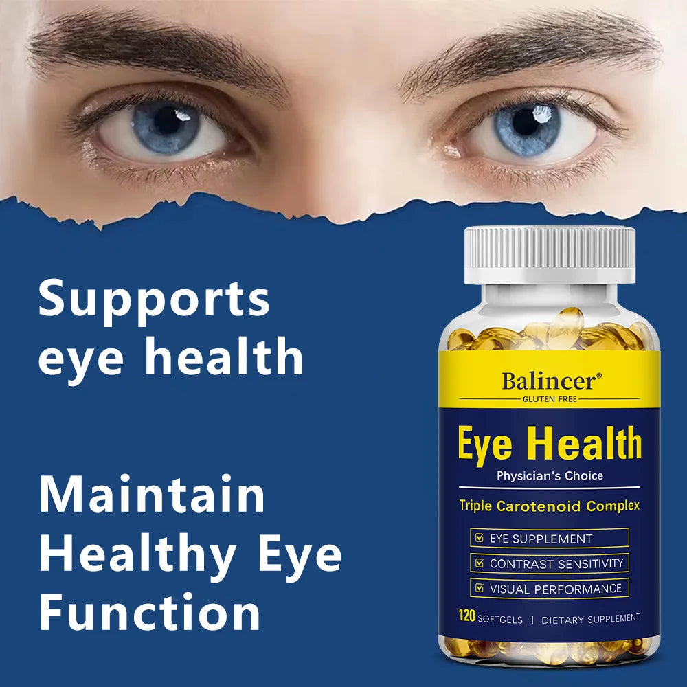 Lutein 20mg & Zeaxanthin 4mg Supplement - Eye Vitamins - Eye Health & Vision Support,Dietary Supplement
