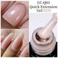 LILYCUTE 15ML Quick Extension Gel Nail Polish Nude Milk White Color Finger Prolong Acrylic Crystal Construction Hard Gel Varnish