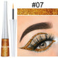Long-Lasting Liquid Eyeliner Pen - Shimmer in Silvery, Green & Blue | Waterproof, Smudge-Proof Makeup
