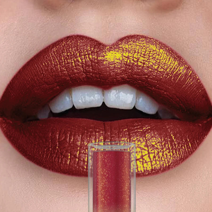14 Colors Bold Intense Glitter Shiny Metallic Lip Glaze High Pigment Lip Tint Korean Makeup Long Lasting Lip Senior Cosmetics