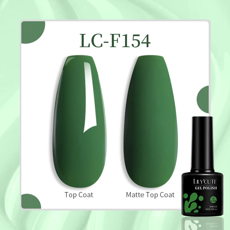 LILYCUTE 7ML Eggshell Gel Nail Polish White Black Material Semi Permanent Autumn Varnish With Any Color Gel Soak Off UV Manicure