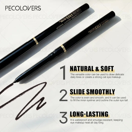 1pcs Eyeliner, Green and Black, Waterproof and Sweat-proof, Long-lasting and Natural, Eyeliner Pen, Eye Cosmetics