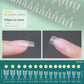 NAILPOP 150pcs Half Cover Short Fake Nail Tips Full Cover 15 Sizes for Nail Extension No C Curve False Nails Art Home DIY Salon