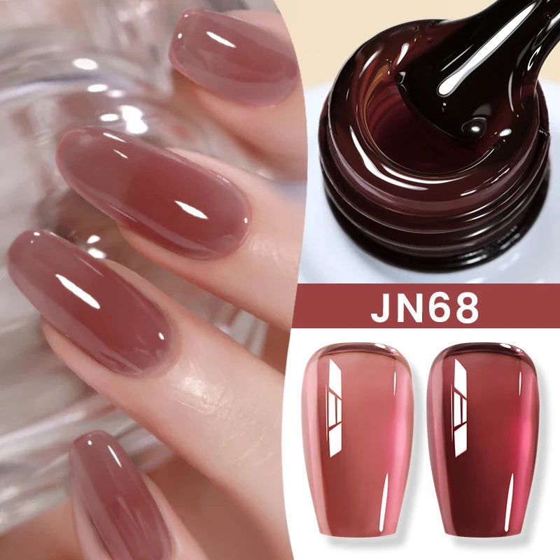 BORN PRETTY 6 in 1 Nail Glue Gel Extra Strong Adhesive for Press on Nails Clear Acrylic Tips Extension Gel Strengthener Gel
