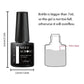 MEET ACROSS 7ml Black White Red Gel Nail Polish Glitter Semi Permanent Nail Supplies Gel Vernis for All-Season Nails Design