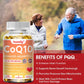 120pcs Q10 Coenzyme 450mg Capsules Cardiovascular and Heart Health Energy Vitamins Beauty and Health, Promote Blood Circulation