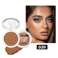 QIBEST Cream Contour Palette Dark Bronzing Powder Charlotte Makeup For Face Highlighter Bronzer Long-Lasting Concealer Cosmetics