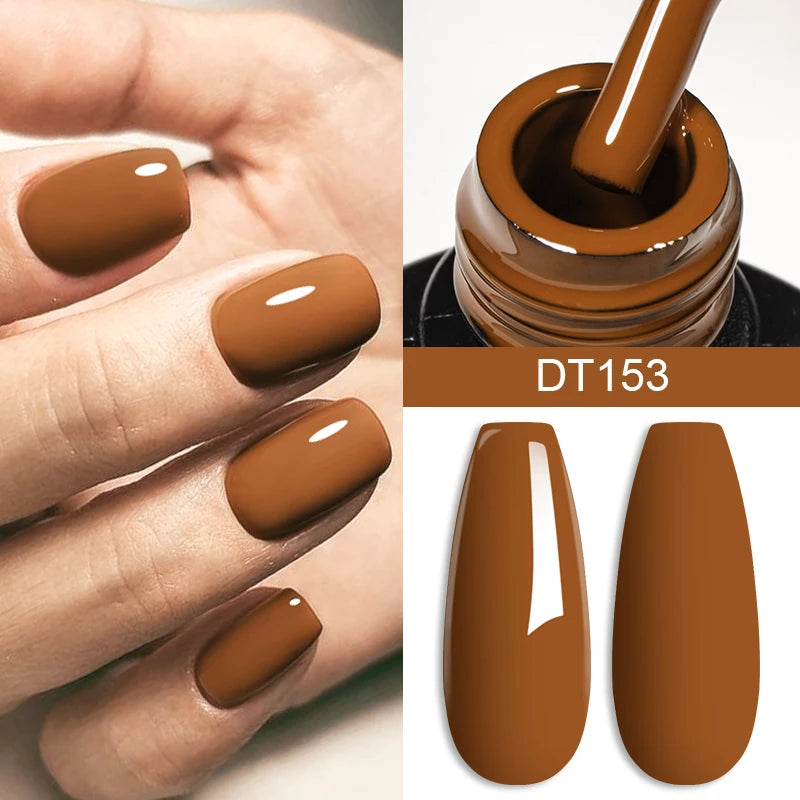 MEET ACROSS 7ml Eggshell Thermal Gel Nail Polish Temperature Changing Gradient Nail Art Varnish Winter Soak Off Gel For Nails