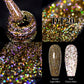MEET ACROSS 7ml Reflective Glitter Gel Nail Polish Pink Green Purple Sparkling Soak Off UV Gel Polish for Manicure DIY Nail Art