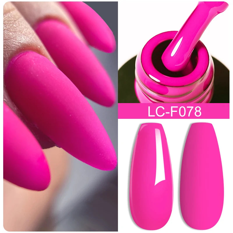 LILYCUTE 5ml White Black Liner Gel Nail Polish Colorful French Painting Stripe Semi Permanent Drawing Nail Art UV Gel Varnish