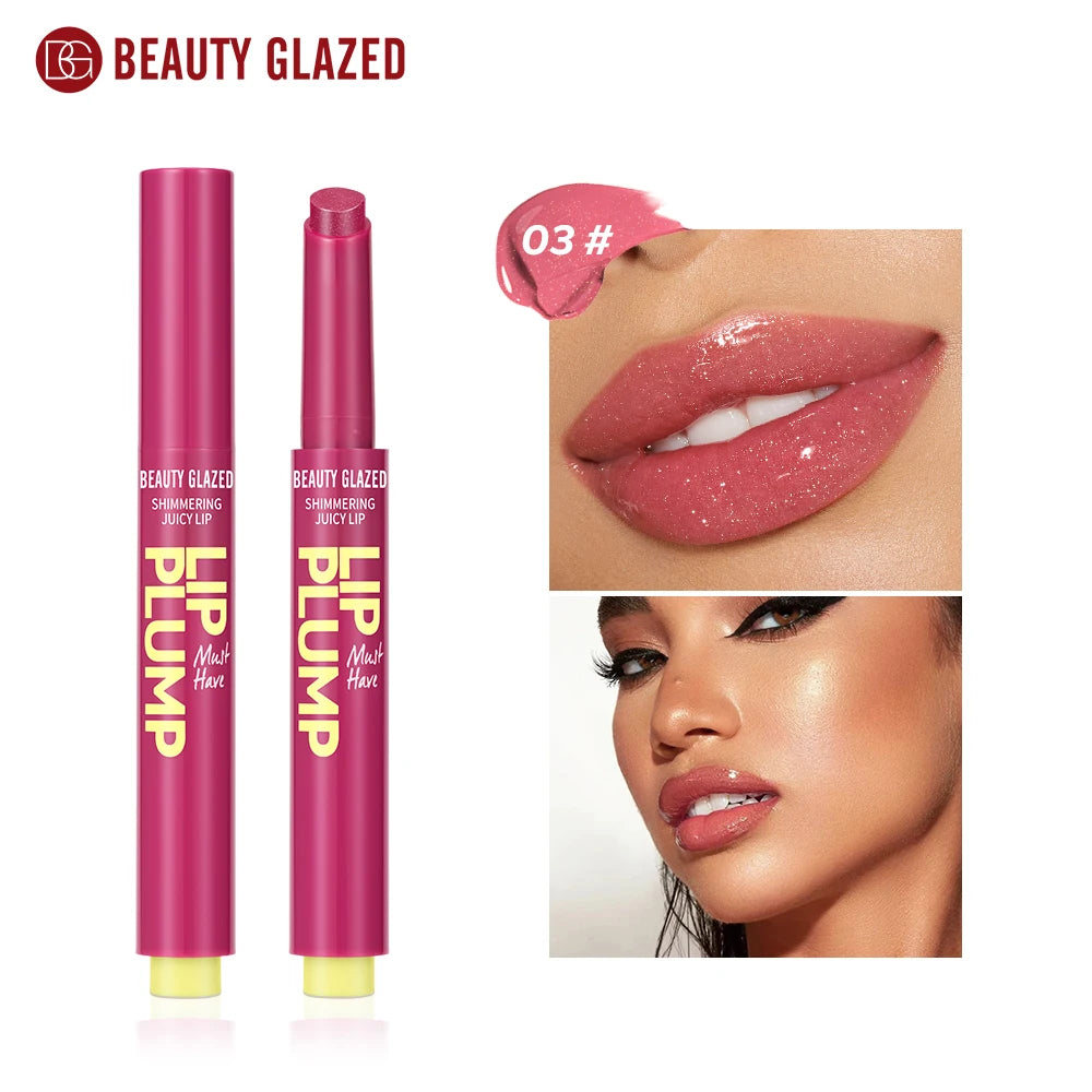 Beauty Glazed 12-Color Shimmering Juicy Lipstick Set – Moisturizing, Nourishing, Plumping Lip Makeup for Women – Perfect Gift for Girls