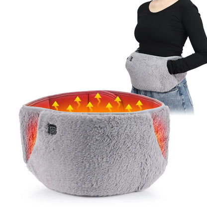 Electric Heating Belt With Hand Pockets  Period Cramps Body Joints Pain Menstrual Heating Pad USB Uterus Hand Warmer Menstrual