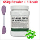 650g Chamomile Hyaluronic Acid Facial Moisturizing Mask Powder with Silicone Brush Increasing Skin Elasticity Rose Jelly Mask