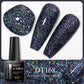 MEET ACROSS 7ml 140 Colors Glitter Gel Nail Polish Fluorescent Laser Semi Permanent Soak Off Nail Art UV Gel Varnish Manicure
