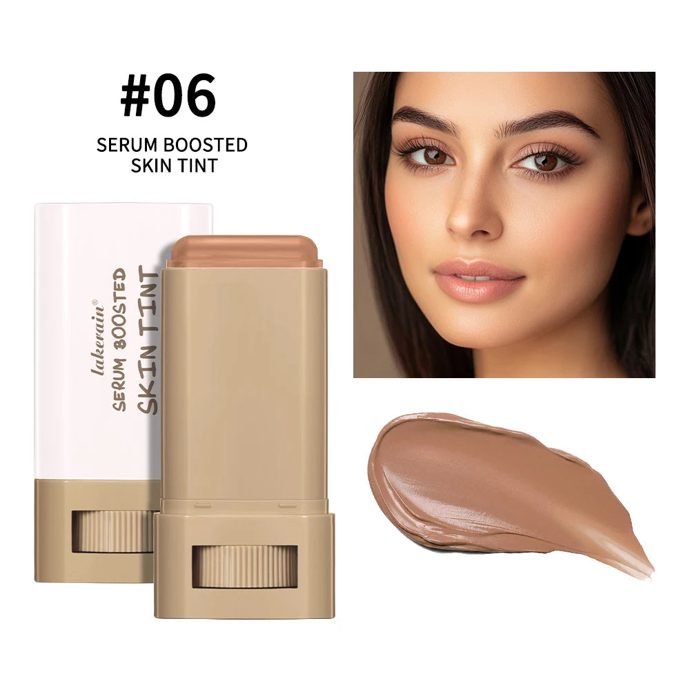 New Balm Serum Boosted Skin Tint Silky Texture Moisturizing Coverage Plumper Even Skin Tone Best Stick Foundation Travel Makeup