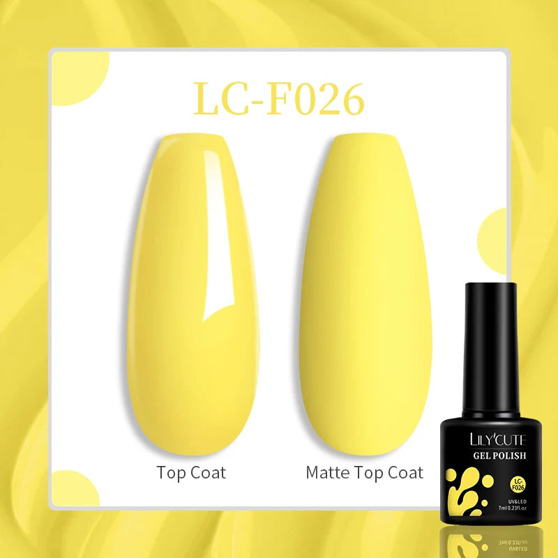 LILYCUTE 7ML Eggshell Gel Nail Polish White Black Material Semi Permanent Autumn Varnish With Any Color Gel Soak Off UV Manicure
