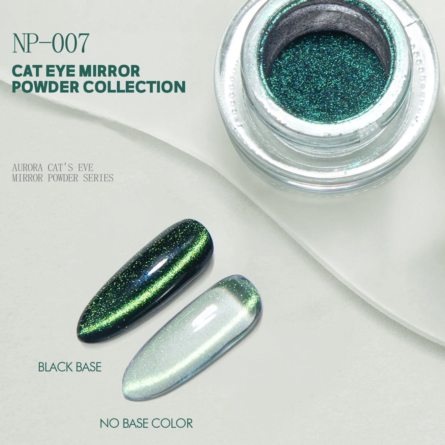 Nailpop 0.3g Moonlight Magic Mirror Powder Magnetic Cat Eye Glitter Nail Powder DIY Nail Art Decoration Chrome Nail Salon Tools