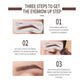 Complete professional Eyebrow Powder Stamp Shaping Kit makeup brushes eyebrow paint eyebrow pencil Eye Brows Stencil