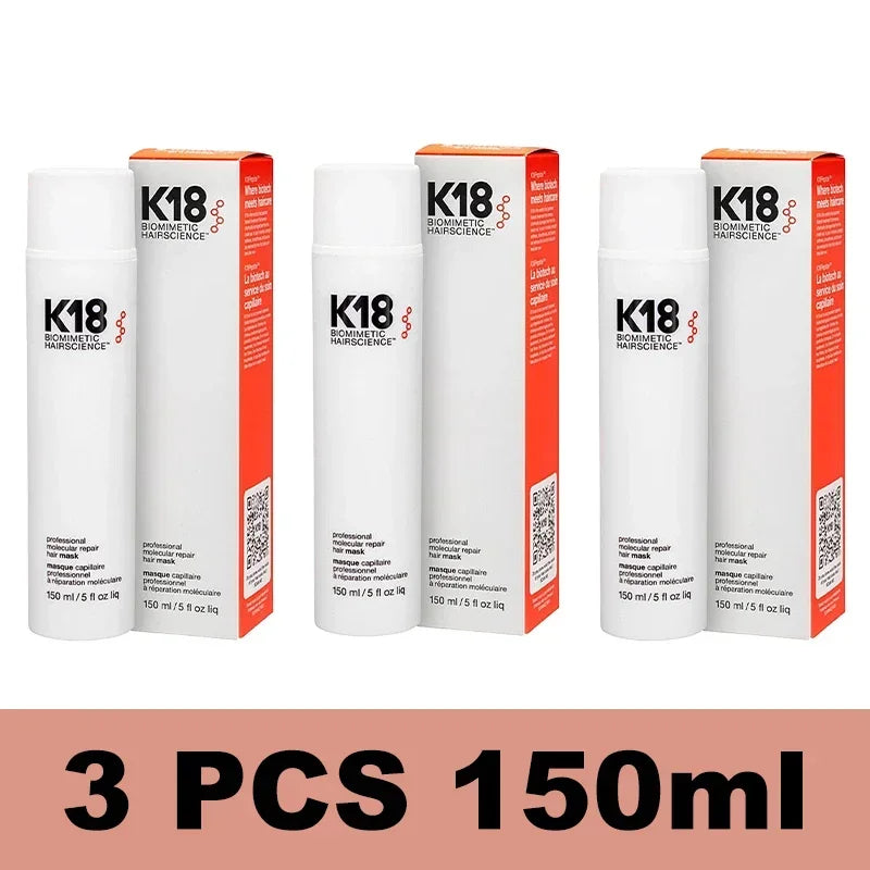 Original 150ML K18 Leave-In Repair Hair Mask Treatment Regenerative Repair Dry Chemically Damaged Hair 4 Minutes Fast Moisturize