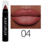 15 Colors Nude Velet Matte Lipstick Pencil Waterproof Long Lasting Red Brown Pink Lip Liner Pen Non-Stick Cup Makeup Lip Tint Pe