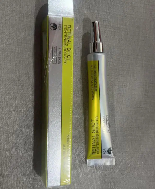 Hot Retinol Shot Eyes Booster Cream Korea Vitamin A Facial Skin Care Serum Elastic Firm Smooth Skin Face Serum Gentle Hydration