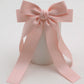 Lystrfac Fashion Fabric Ribbon Hair Bow Hairpin for Women Girls Hair clips Back Head Top Clip Female Hair Accessories