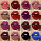 QIBEST Matte Liquid Lipstick Waterproof Lasting Velvet Lip Gloss Tint Tube Nude Pigment Red Black Purple Orange Lipsticks Makeup