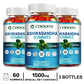 Ashwagandha Gummies - Relieve Stress, Improve Concentration, Promote Brain and Energy Balance, and Improve Sleep Health