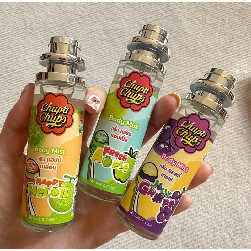 Thai Fruity Perfume,Clothing Fragrance Spray,Sweet Strawberry/Cantaloupe/Grape/Berry Scent,Lady Fresh Body Mist,Summer Deodorant