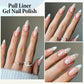 LILYCUTE 5ml White Black Liner Gel Nail Polish Colorful French Painting Stripe Semi Permanent Drawing Nail Art UV Gel Varnish