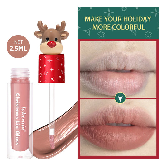 Christmas gift box Velvet Matte Lip Gloss Set 6 Pack Lip Tint Lip Stain Long Lasting Waterproof Cosmetic women's gift