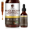Lukaree 60ML Black Walnut  Drop with Wormwood Clove & Garlic Support Digestion and Immune Health, Detoxify the Body Antioxidant