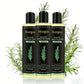 3pcs Rosemary Hair Growth Shampoo Thickening Hydrolyzed Keratin Dry Frizzy Damaged Repair Moisturizing Scalp Cleaning Shampoo