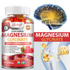 Magnesium Glycinate Gummies - Reduces Stress and Anxiety, Improve Sleep Quality, Support Memory, Concentration & Muscle Spasms