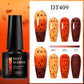 MEET ACROSS 7ml Eggshell Thermal Gel Nail Polish Temperature Changing Gradient Nail Art Varnish Winter Soak Off Gel For Nails