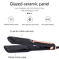Hair Straightener Professional Ceramic Flat Iron Negative Ion Wide Plate Temperature Adjustable Straightening Iron