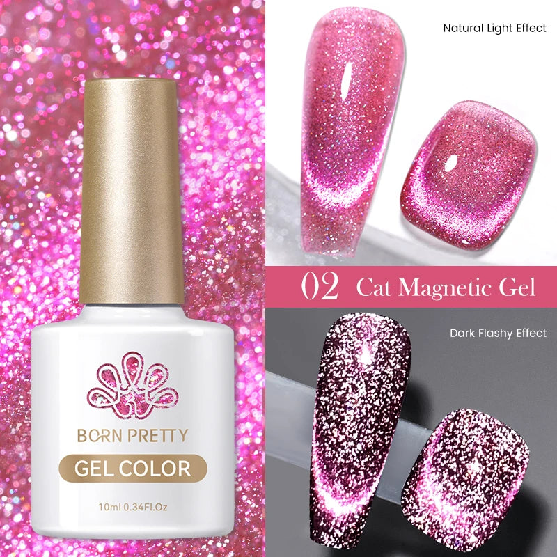 BORN PRETTY 117 Colors Cat Magnetic Gel Nail Polish 10ml Full Coverage Varnish Semi Permanent Super Gorgeous Nails Manicure