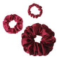3pc Mori Scrunchie Hair Accessories Women's Premium Hair Cord Headflower French Headwear With Ponytail Headband