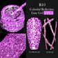 LILYCUTE 5ML Metallic Painting Liner Gel Nail Polish Super Bright Gold Silver Mirror Drawing Gel Semi Permanent Line French Nail
