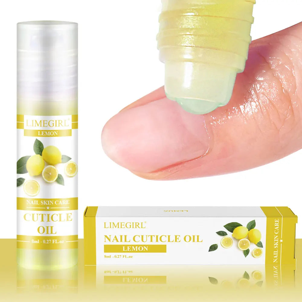 LIMEGIRL 8ml Nail Nutritional Oil 6 Scents Nail Care Cuticle Repair Oil Hangnail Prevention Nourishing Skin Remedy Nail Polish