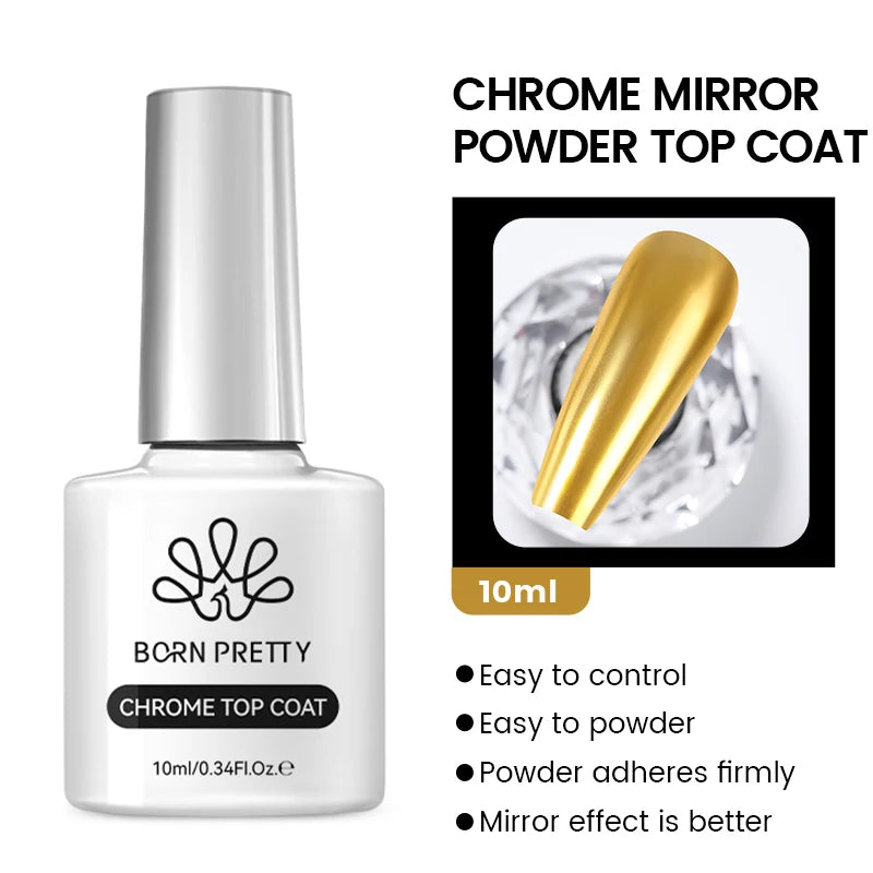 BORN PRETTY 6 in 1 Nail Glue Gel Extra Strong Adhesive for Press on Nails Clear Acrylic Tips Extension Gel Strengthener Gel